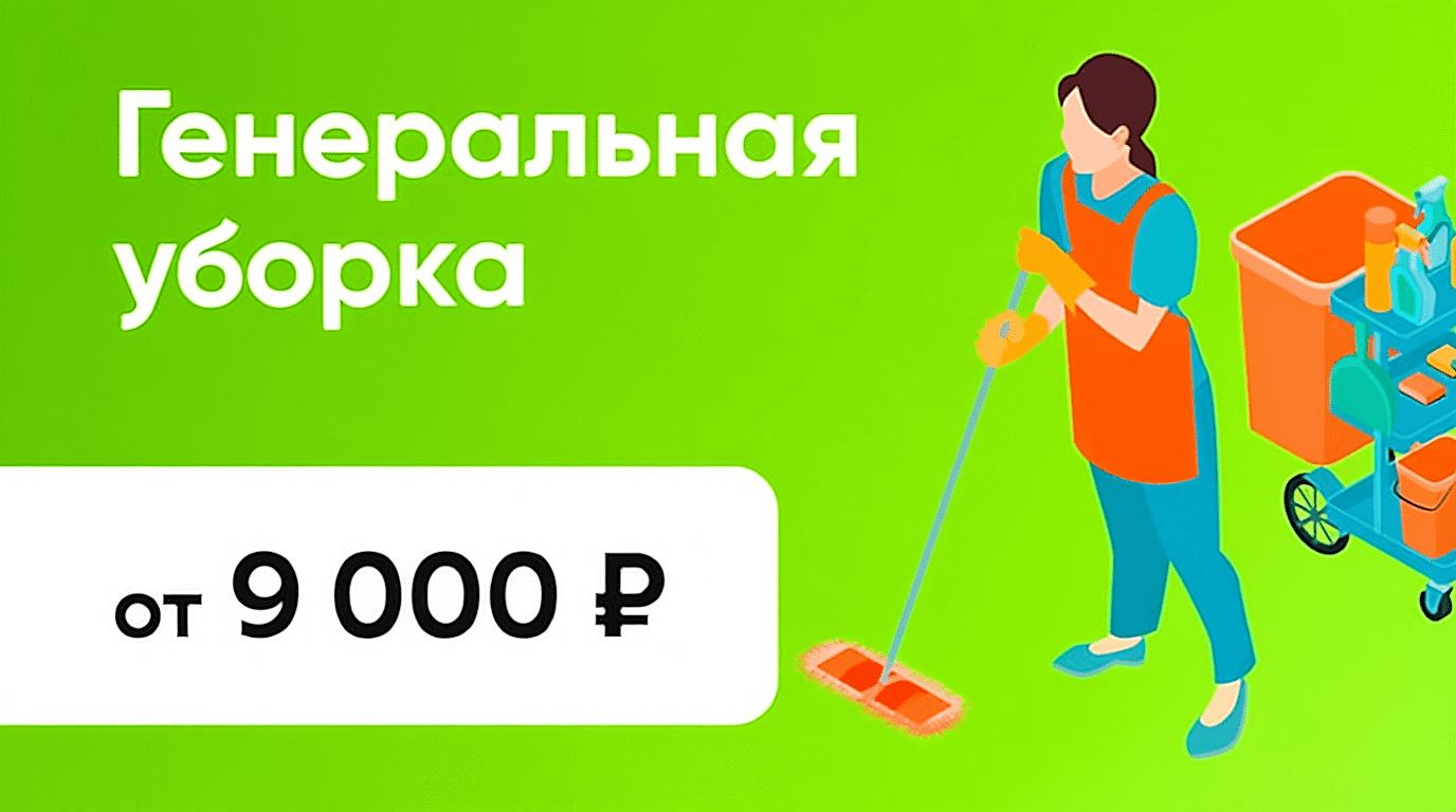 Генеральная уборка квартир в Астане