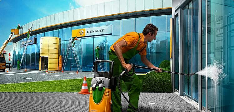 мойка витрин цена